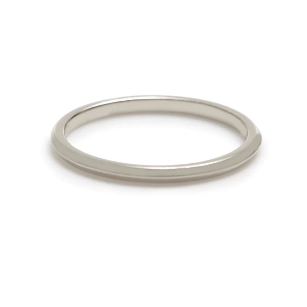 Bing Bang Ring KNIFE EDGE BAND in Sterling Silver Size 8 NWT MINIMAL , STACKABLE